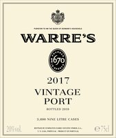 Warre Vintage 2017